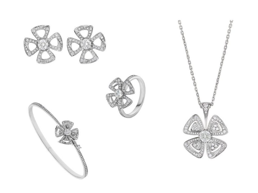 18K White Gold